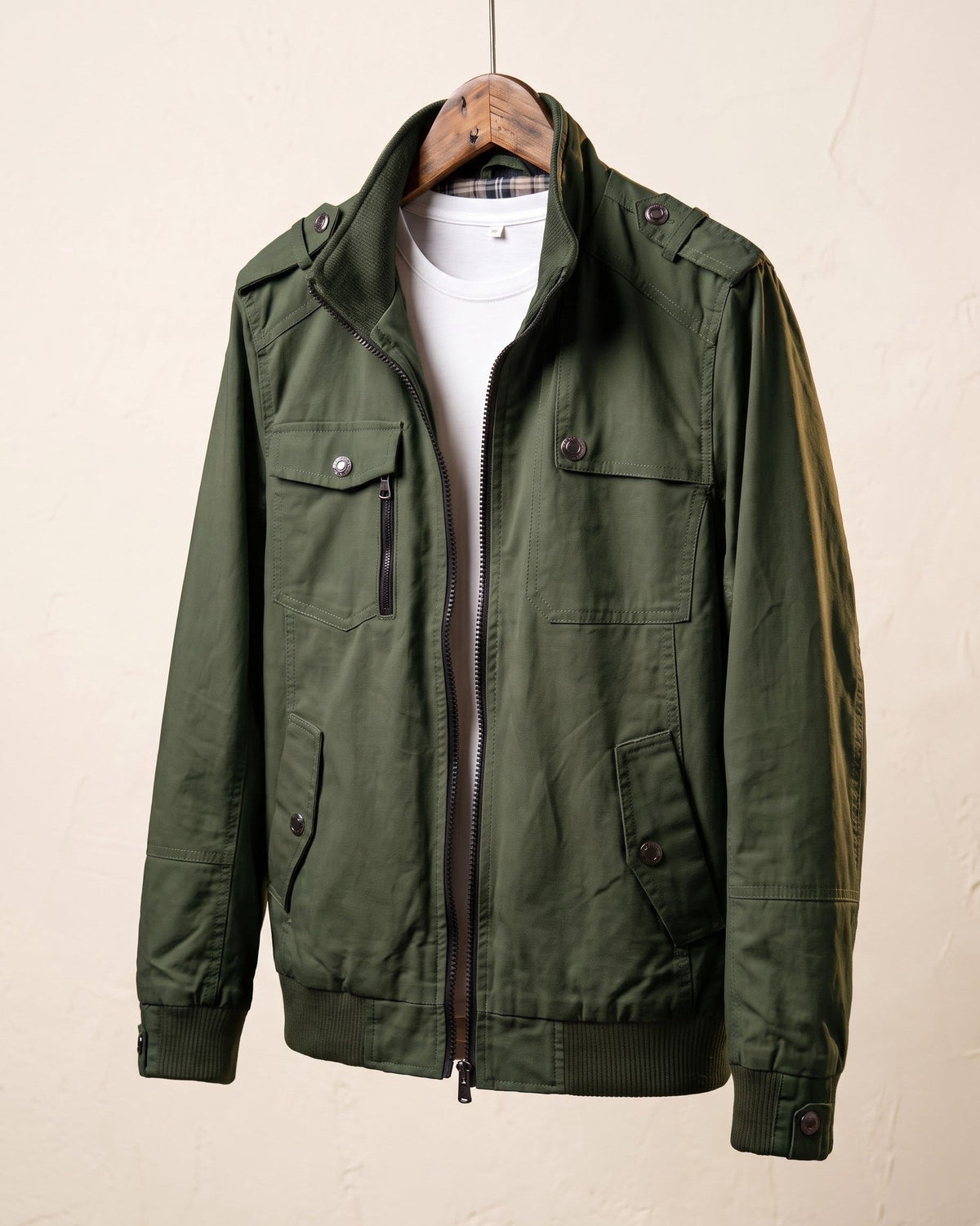 Nicola Cotton Bomber Jacket